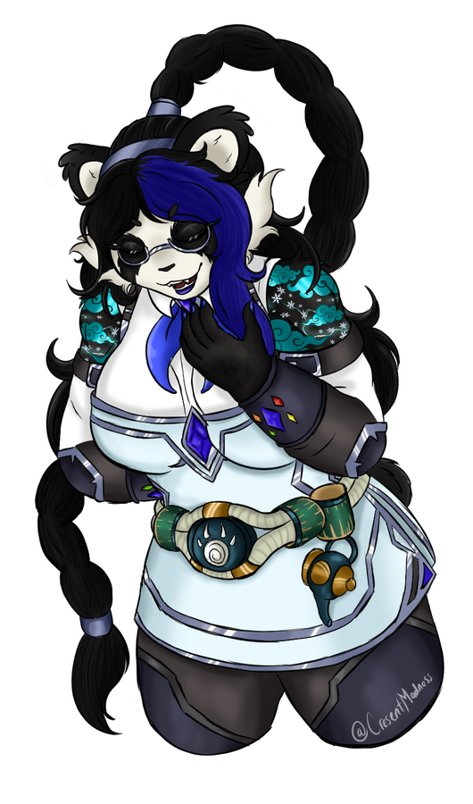 Pandaren Fullbody Sketch